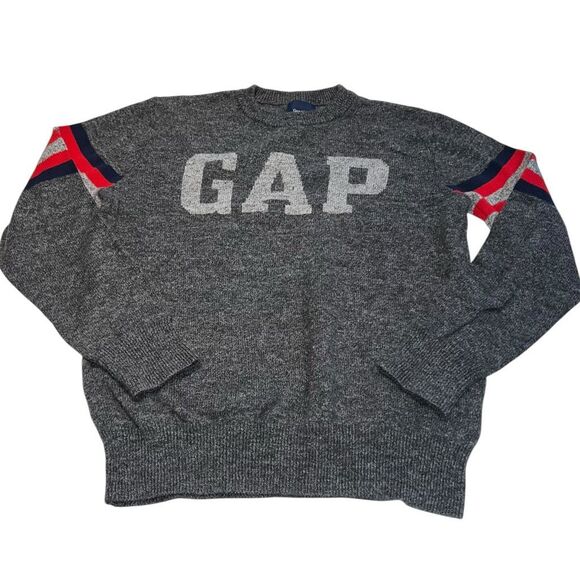 Gap Kids Grey‎ Logo Sweater - Kids Large (10-11) - Picture 1 of 5